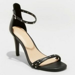 A New Day Enya Studded Barely There Pump Heels 8